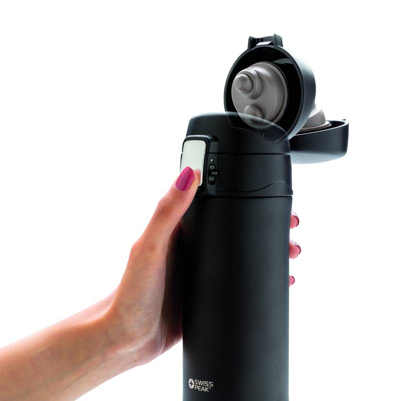 Swiss Peak Elite termohrnček, čierna Swiss Peak Elite termohrnček, čierna